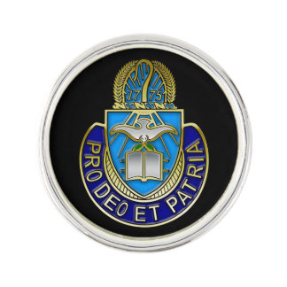 Army Chaplain Corp Crest Round Lapel Pin
