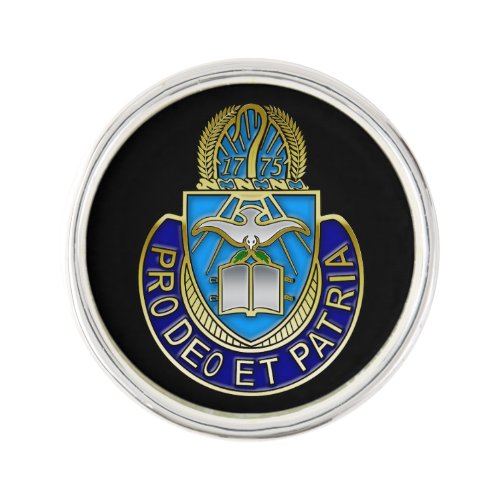 Army Chaplain Corp Crest Round Lapel Pin
