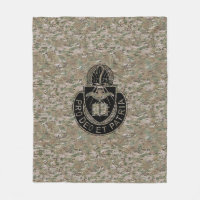 Army Chaplain Corp OCP Fleece Blanket