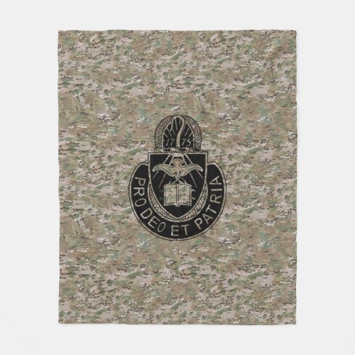 Army Chaplain Corp OCP Fleece Blanket