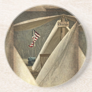 Army Chaplain Drink Coaster