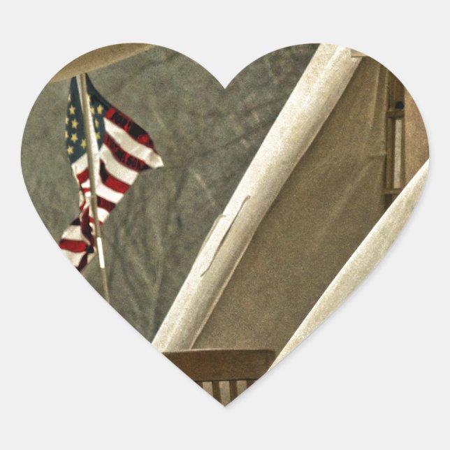 Army Chaplain Heart Sticker (Front)