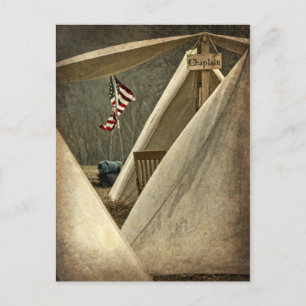 Army Chaplain Postcard
