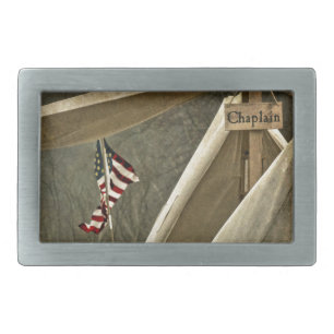 Army Chaplain Rectangular Belt Buckle