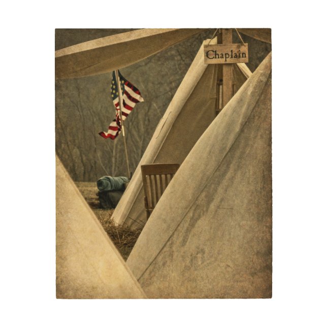 Army Chaplain Wood Wall Decor (Front)
