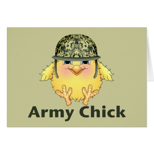 Army Chicks Cards (Front Horizontal)