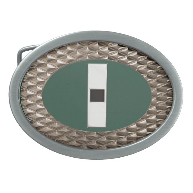 Army Chief Warrant Officer 1 Buckle Oval Belt Buckle (Front)