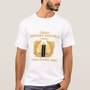 Army - Chief Warrant Officer - CW06 - Flat - Eagle T-Shirt