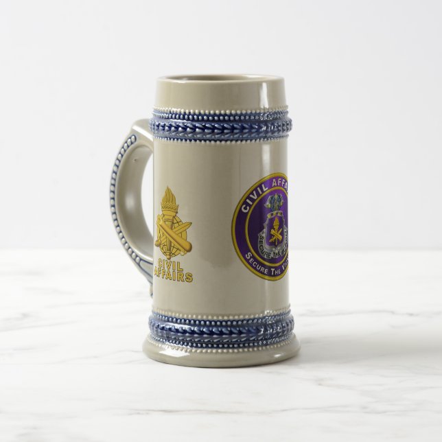  Army Civil Affairs   Beer Stein (Front Left)