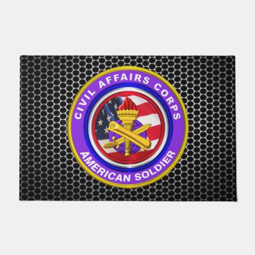 Army Civil Affairs Veteran  Doormat