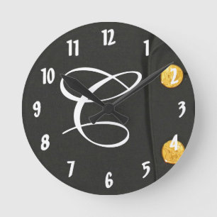 ARMY Class A Uniform Monogram Initial Wall Clock