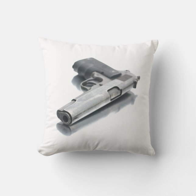 Army Colt 1911 Throw Pillow (Front)