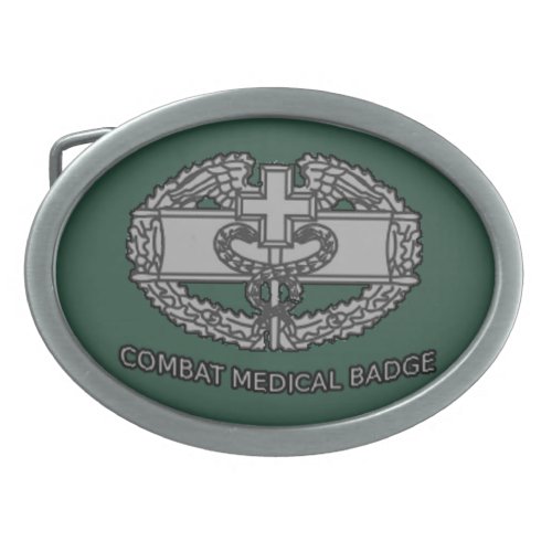 Army Combat Medical Badge Buckle Oval Belt Buckle