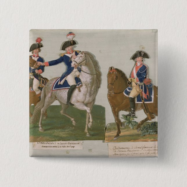 Army Commander and an Officer Button (Front)
