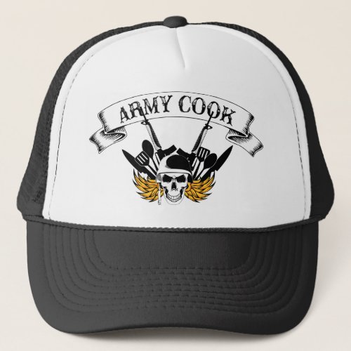 Army Cook Trucker Hat