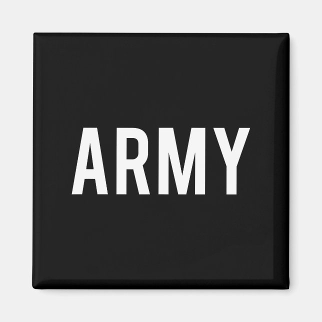 Army - Cool New Us American Vet Funny Gift Tee  Magnet (Front)