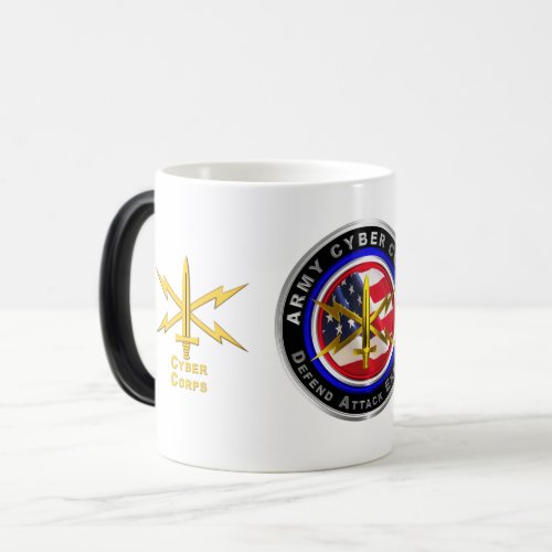 Army Cyber Corps Veteran  Magic Mug