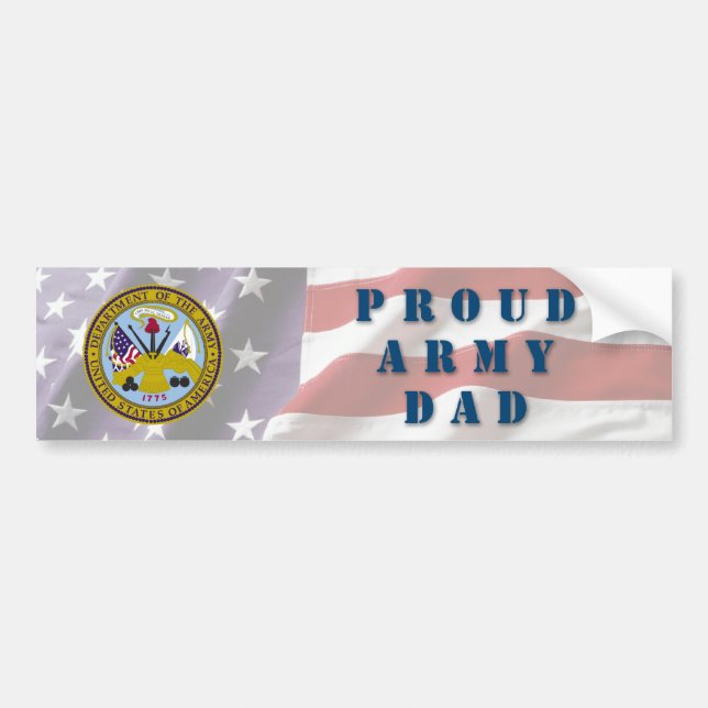 Army Dad Bumper Sticker (Front)