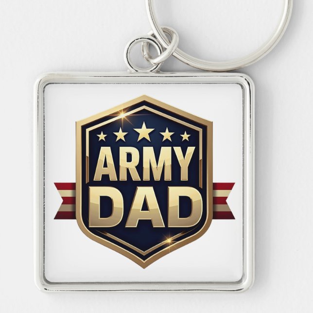 Army Dad Keychain (Front)