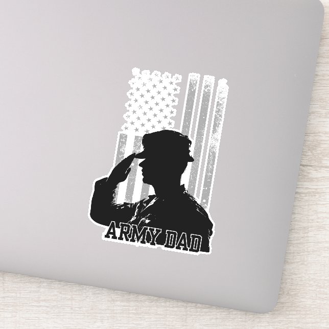 Army Dad Sticker (Detail)