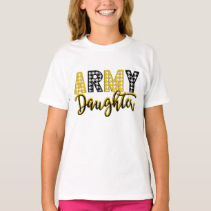 Army Daughter Girls TShirt