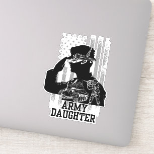 Army Daughter Sticker