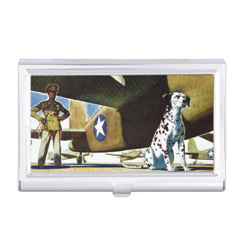 Army Dog Business Card Case