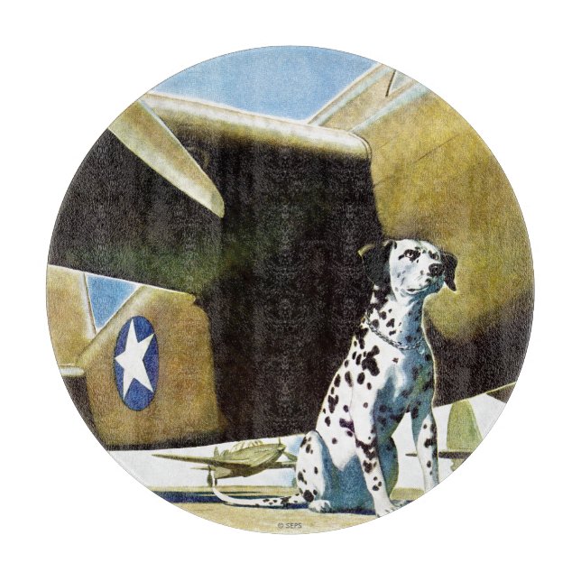 Army Dog Cutting Board (Front)