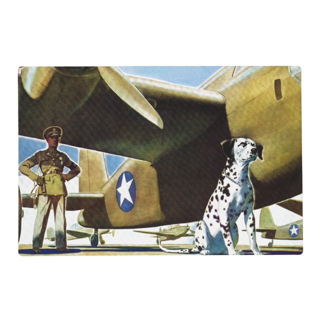 Army Dog Placemat (Front)