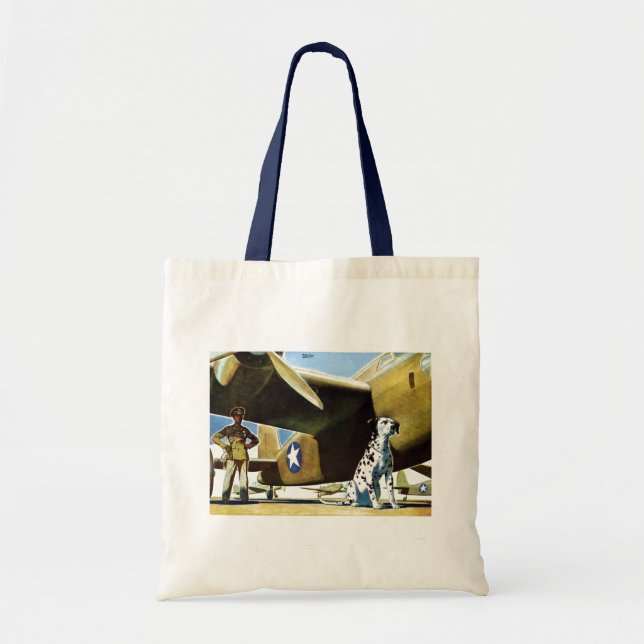 Army Dog Tote Bag (Front)