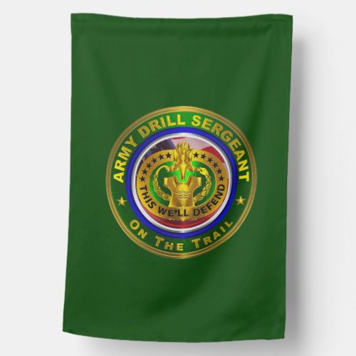 Army Drill Sergeant  House Flag