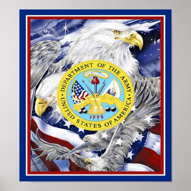 Army Eagle Poster (Front)