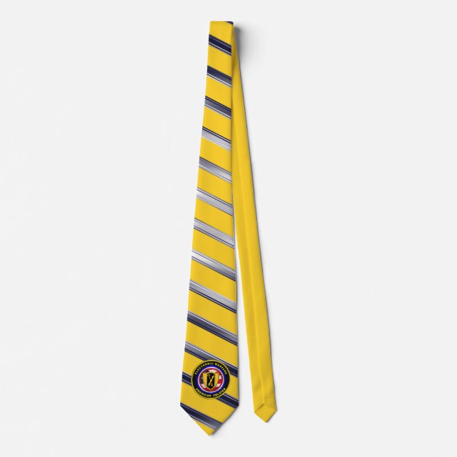 Army Electronic Warfare Veteran Neck Tie (Front)