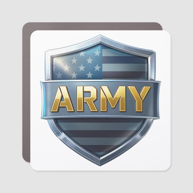 Army Emblem Car Magnet (Front)