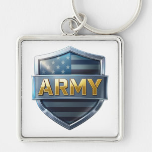 ARMY Emblem Design Keychain