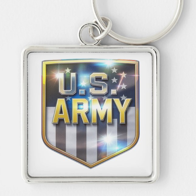 ARMY Emblem Design Keychain (Front)