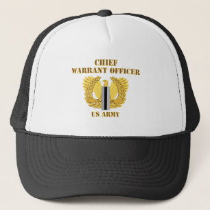Army - Emblem - Warrant Officer 5 - CW5 w Eagle Trucker Hat