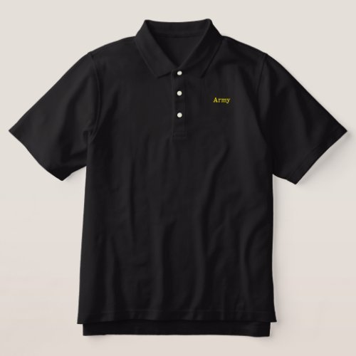 Army Embroidered Polo Shirt