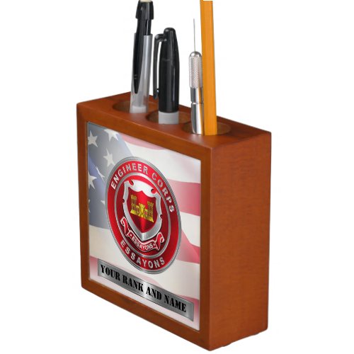 Army Engineer Corps  Desk Organizer