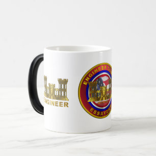 Army Engineer Soldier and Veteran   Color Morph Mug