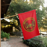 Army Engineer Veteran   House Flag