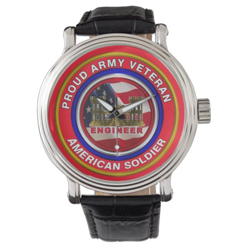 Army Engineer Veteran  Watch