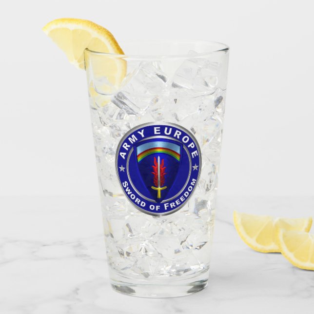 Army Europe USAREUR  Glass (Front Ice)