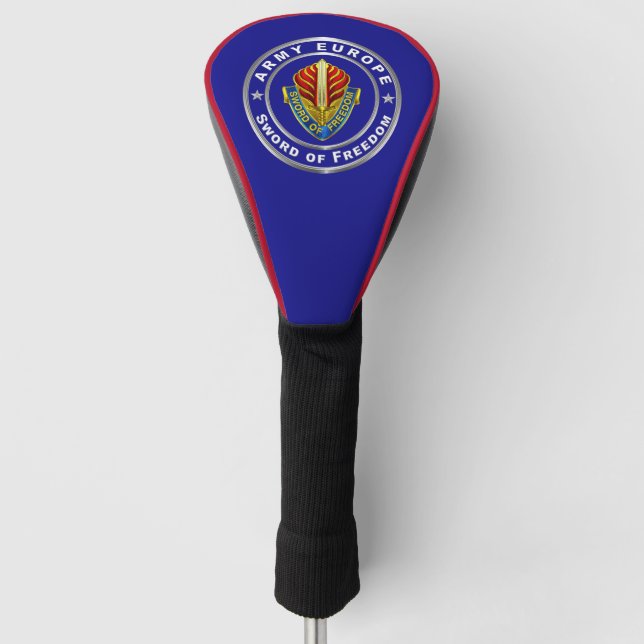 Army Europe USAREUR  Golf Head Cover (Front)