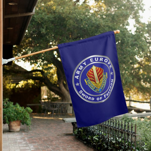 Army Europe USAREUR    House Flag (In SItu)