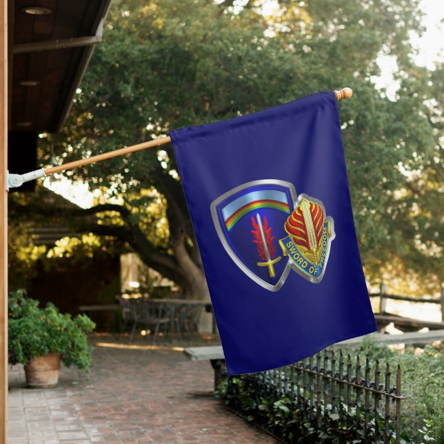Army Europe USAREUR    House Flag (In SItu)