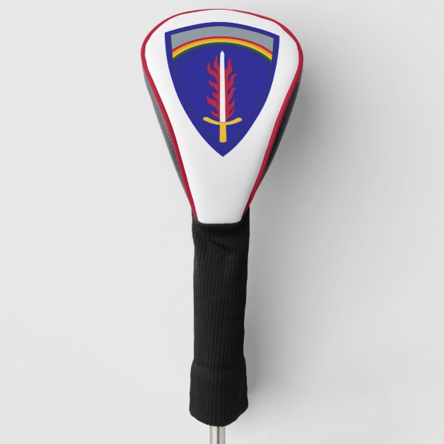 Army Europe USAREUR Insignia Golf Head Cover (Front)