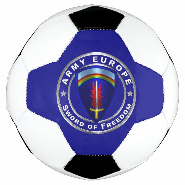 Army Europe USAREUR  Soccer Ball (Front)