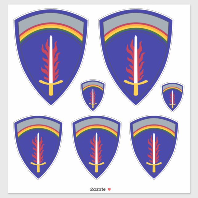 Army Europe USAREUR Sticker (Sheet)