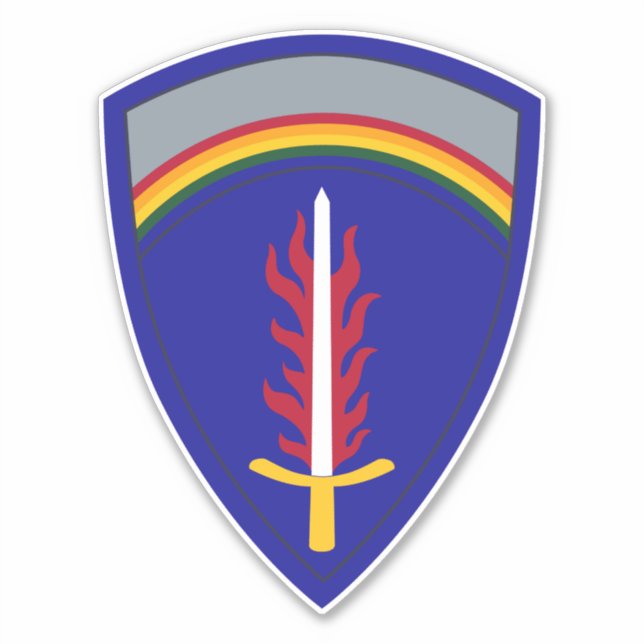 Army Europe USAREUR Sticker (Front)
